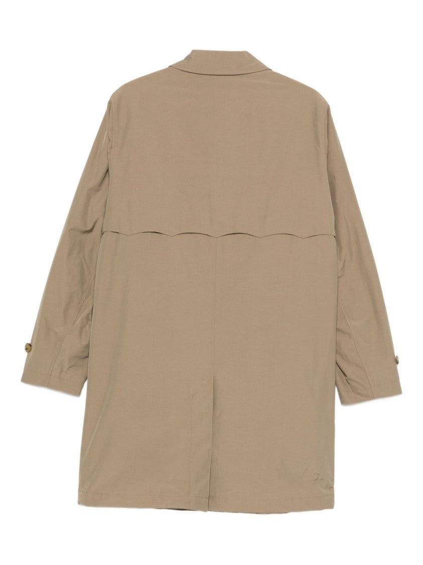 Baracuta Beige Lightweight Jacket With Classic Collar