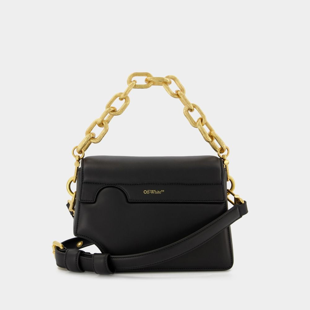 Off-White Burrow 24 Hobo Bag - Black/Clear - Leather