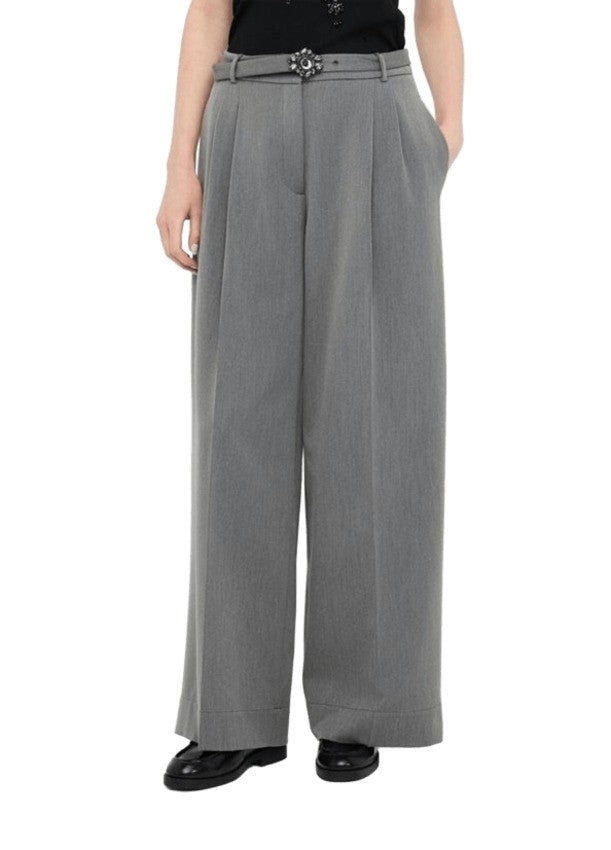 Liu Jo Wide-Leg Trousers With Front Pleats