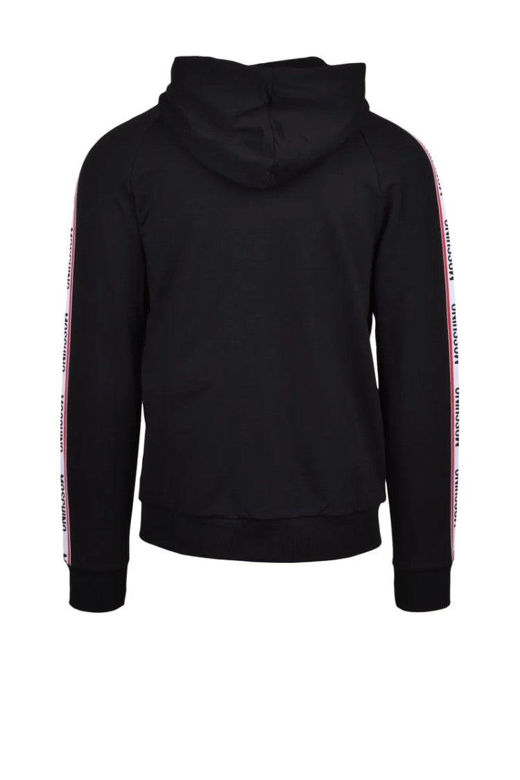 Moschino Underwear Zip Hoodie - Black