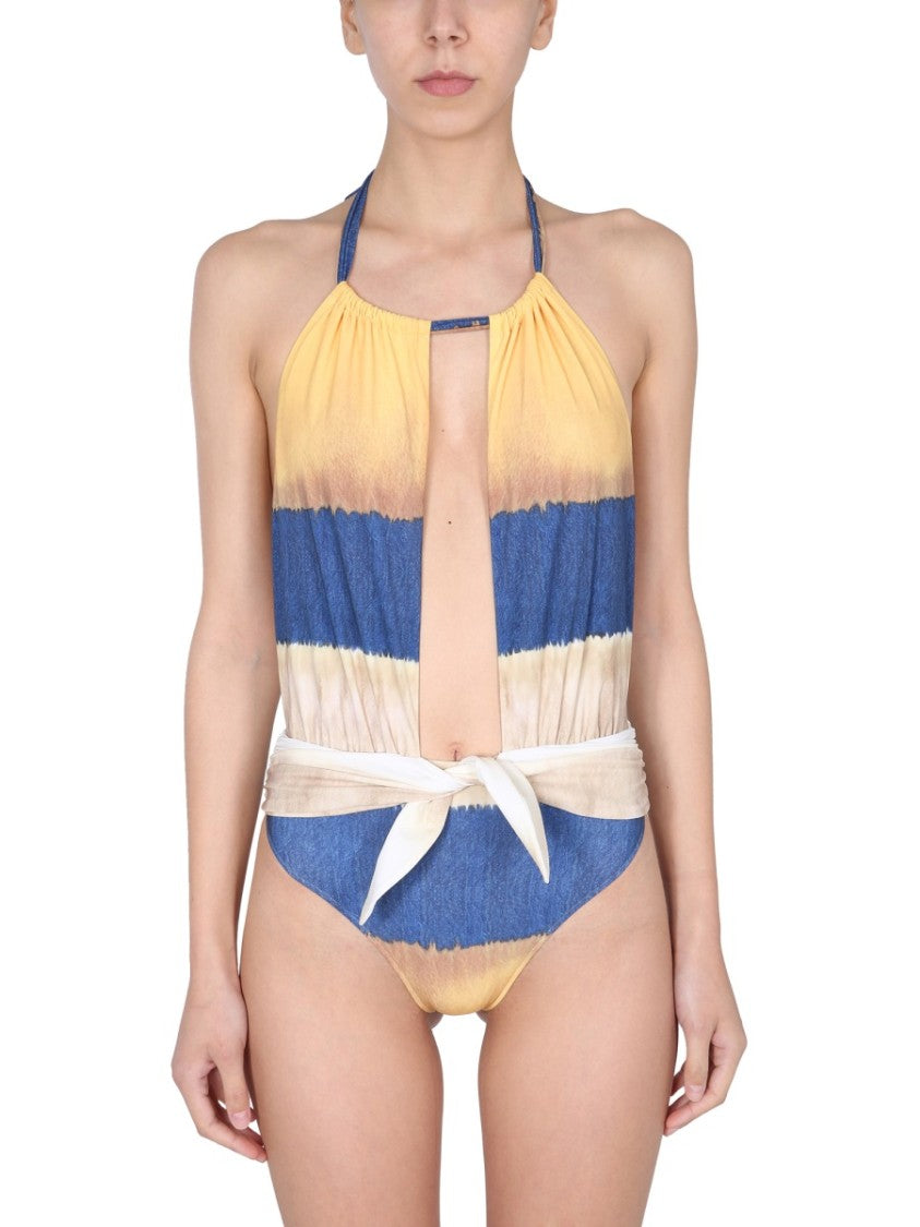 Alberta Ferretti One Piece Swimsuit