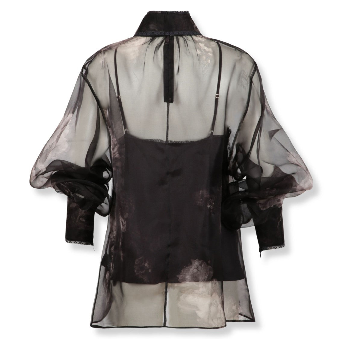 Zimmermann Hypnotic Floral Print Organza Blouse