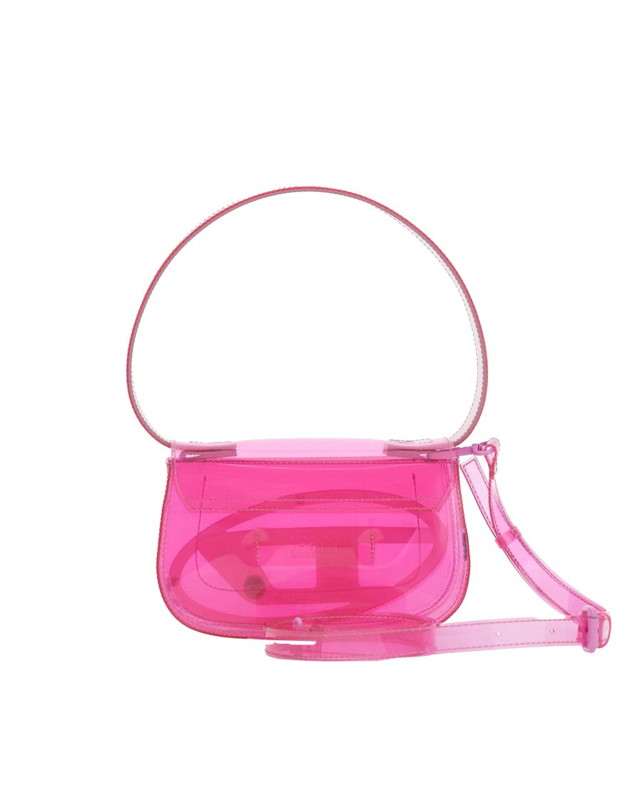 Diesel Transparent Shoulder Bag With Jelly Effect