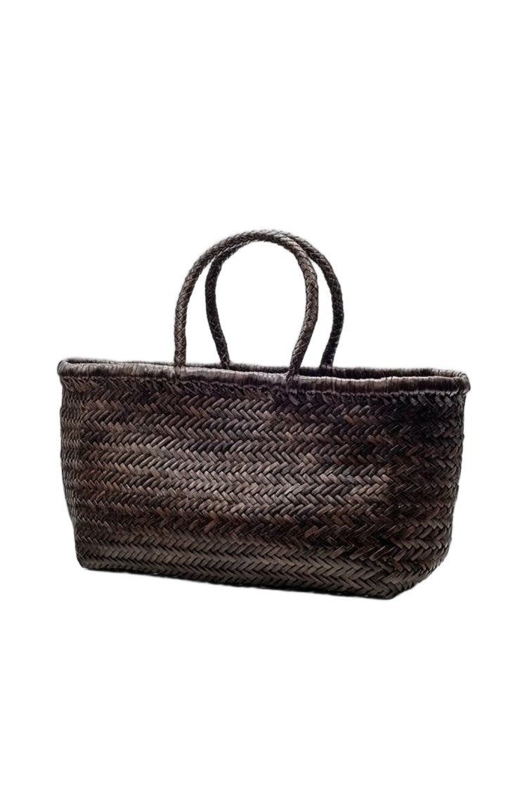 Dragon Diffusion Woven Buffalo Leather Tote Bag