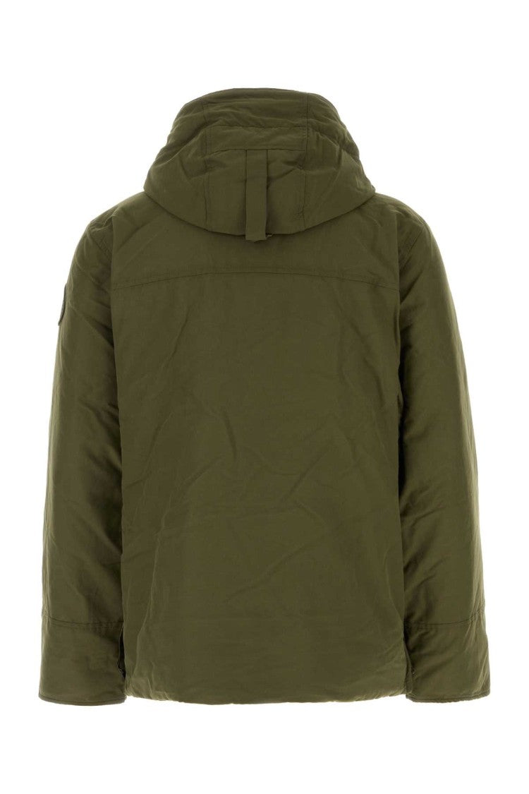 Canada Goose Army Green Cotton Blend Maitland Down Jacket