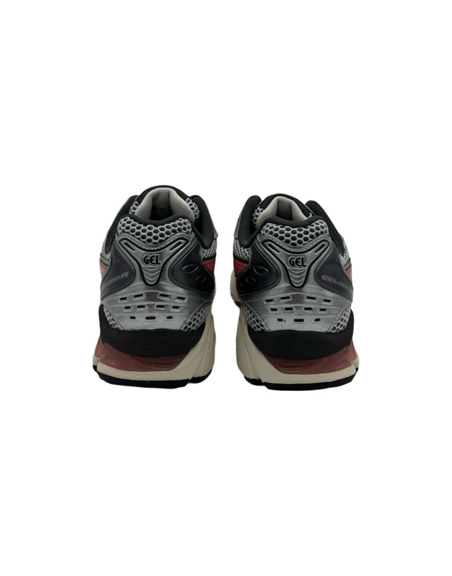 Asics Sporty White And Papaya Gel-Kayano 14 Sneakers