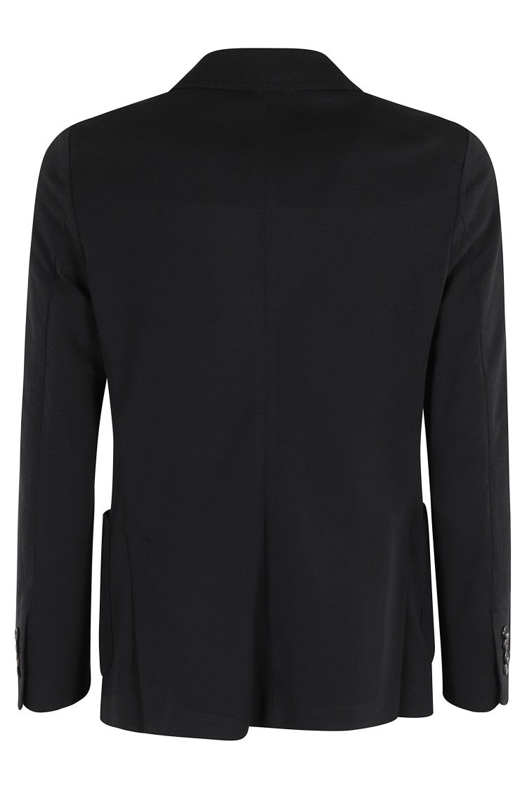 Circolo 1901 Black Single-Breasted Oxford Jacket