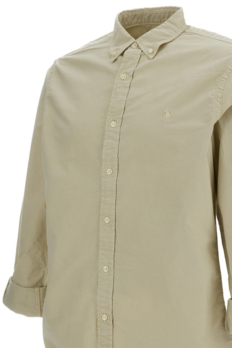 Polo Ralph Lauren Grey Cotton Featherweight Mesh Casual Shirt