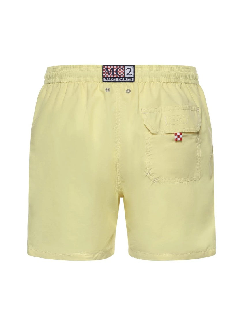 Mc2 Saint Barth Yellow Patmos Swim Shorts
