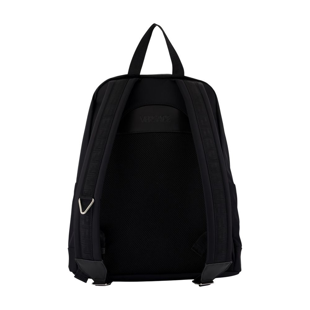 Versace Backpack - Versace - Nylon - Black