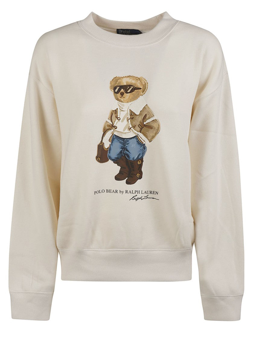 Polo Ralph Lauren Bear Graphic Cotton-Blend Sweatshirt