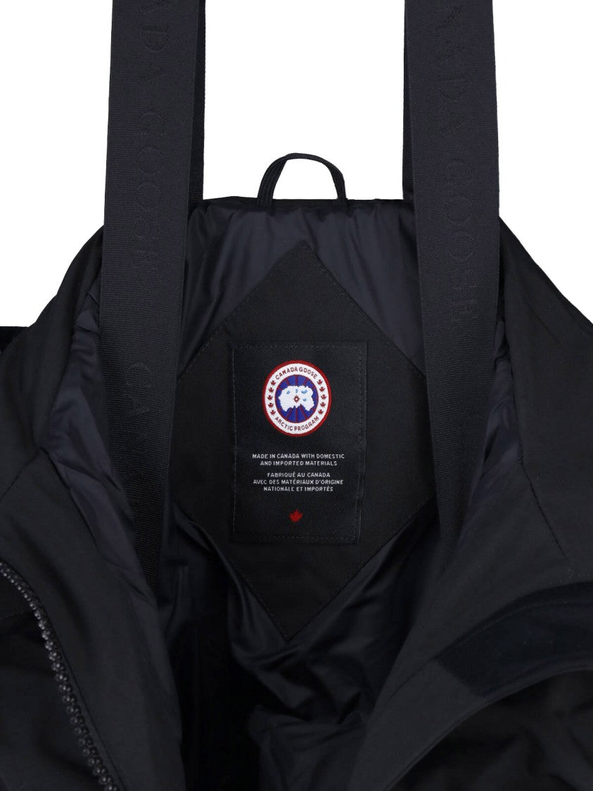 Canada Goose Black Chelsea Quilted Hooded Down Jacket