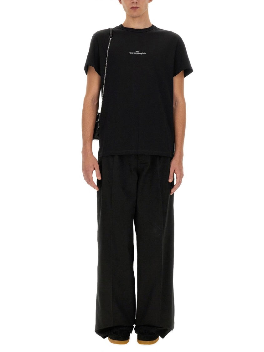Maison Margiela Wide-Leg Chinos With Front Pleats