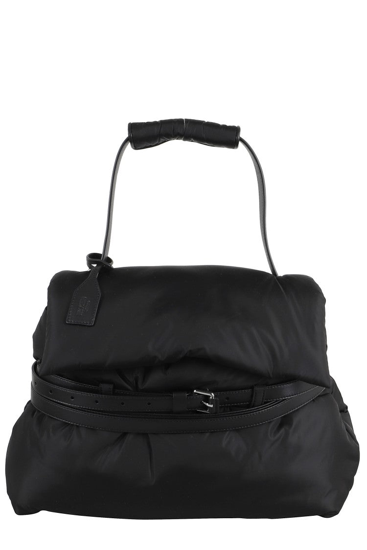 Moschino Structured Padded Nylon Shoulder Bag