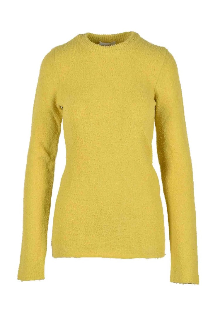 Sportmax Wool Angora Sweater - Yellow