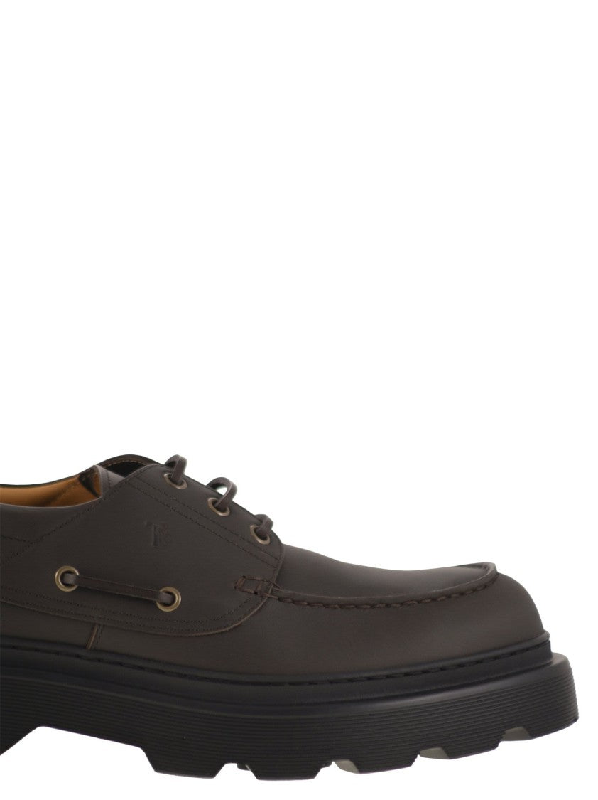 Tod's Leather Boat Shoe