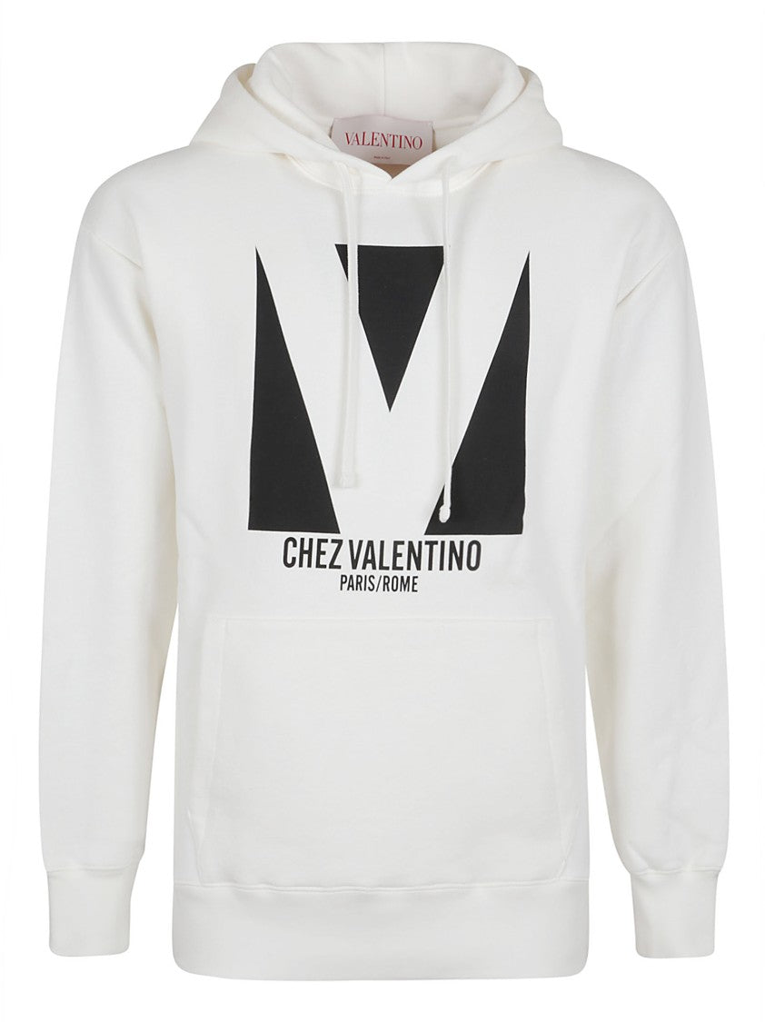 Valentino Slouchy Cotton Hoodie