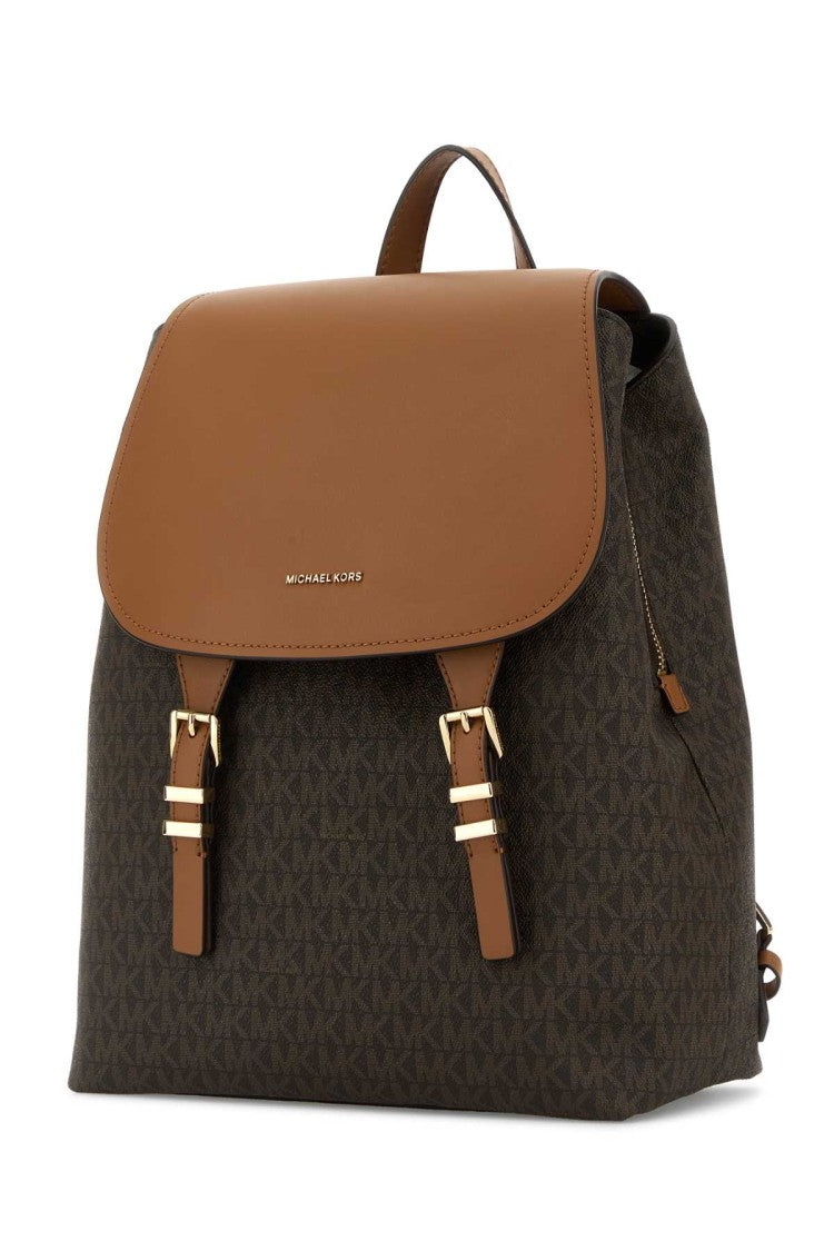 Michael Michael Kors Printed Canvas Backpack