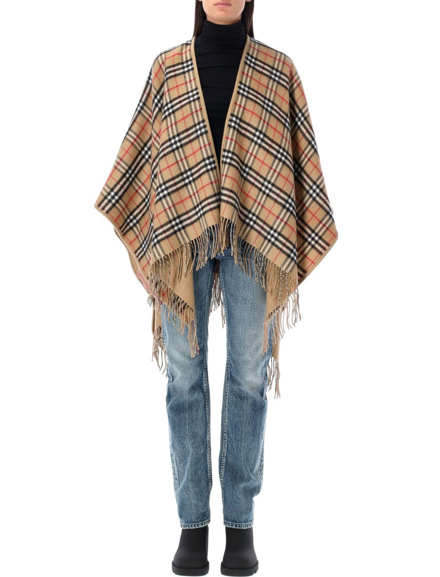 Burberry Reversible Vintage Check Cape