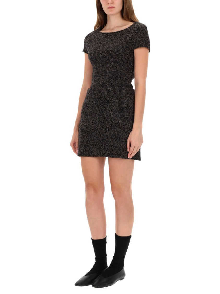 Our Legacy Textured Multicolored Knit Top In Superfine Wool