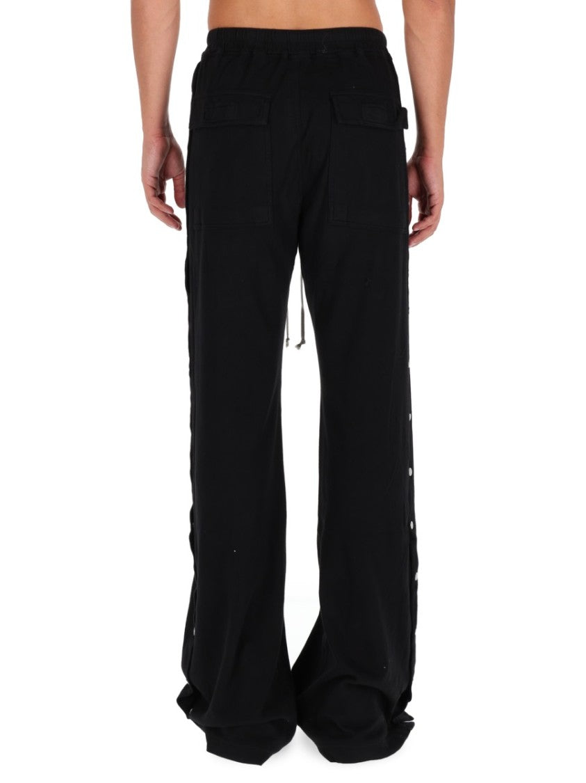 Drkshdw By Rick Owens Wide-Leg Black Trousers
