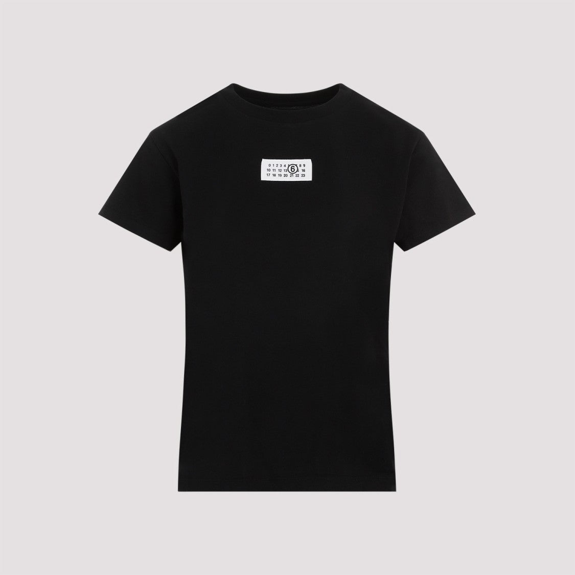 Mm6 By Maison Margiela Black Cotton T-Shirt