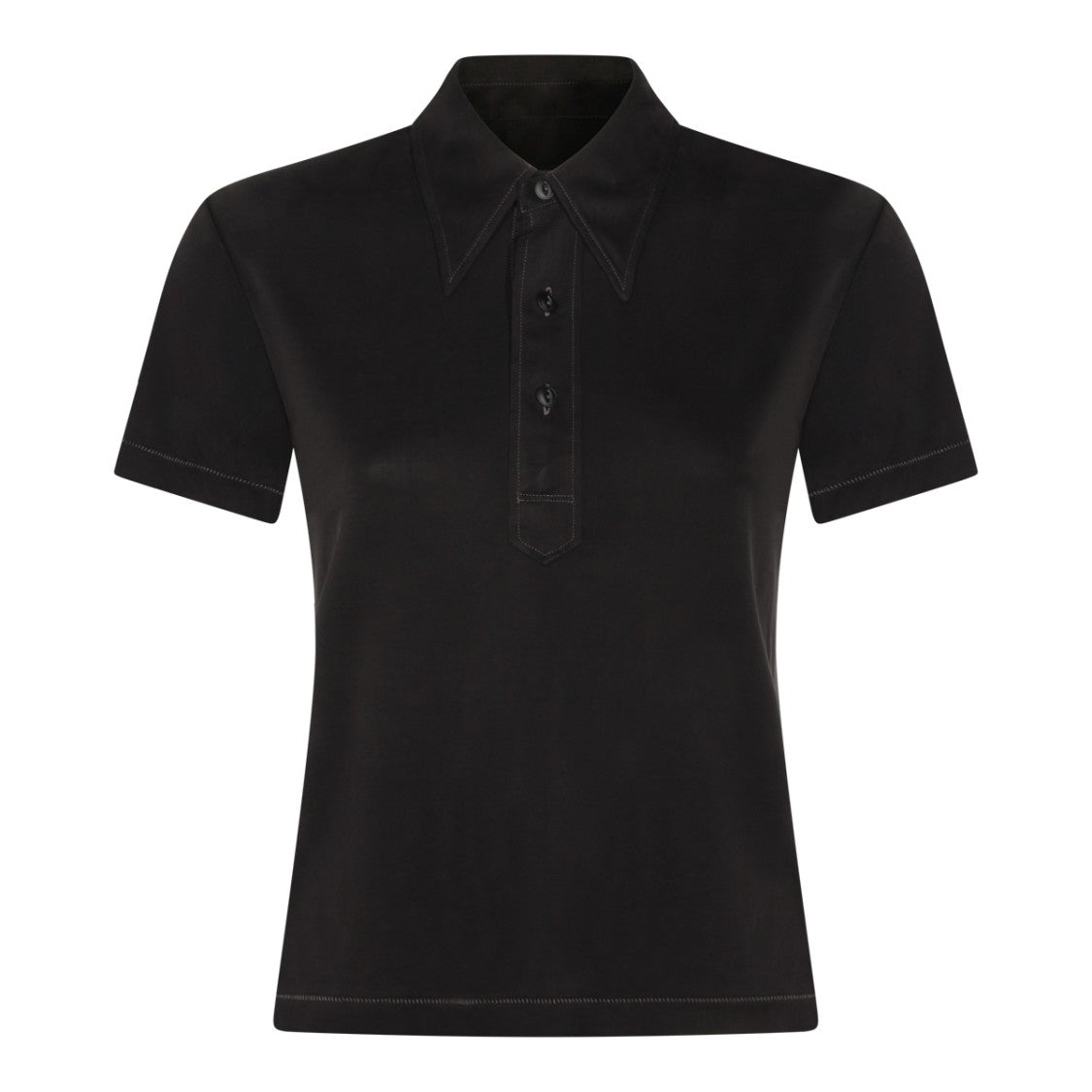 Maison Margiela Classic Black Polo Shirt