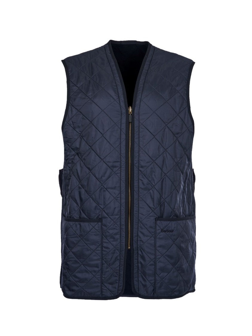 Barbour Navy Blue Polarquilt Zip Vest