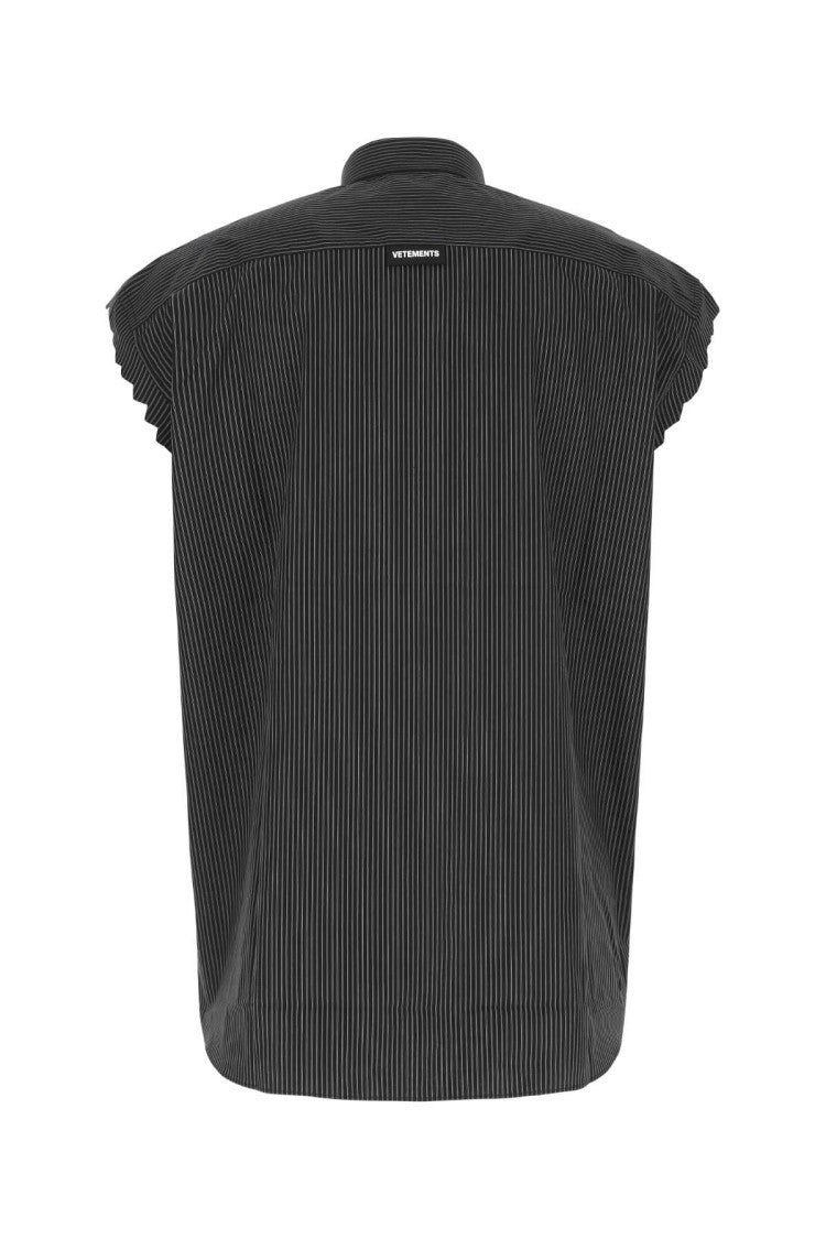 Vetements Ribbed Poplin Shirt