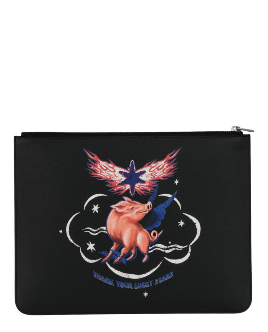 Givenchy Zodiac Pig Graphic Pouch
