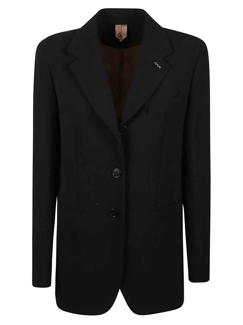 Max Mara Structured Blazer With Notched Lapel And Two-Button Closure