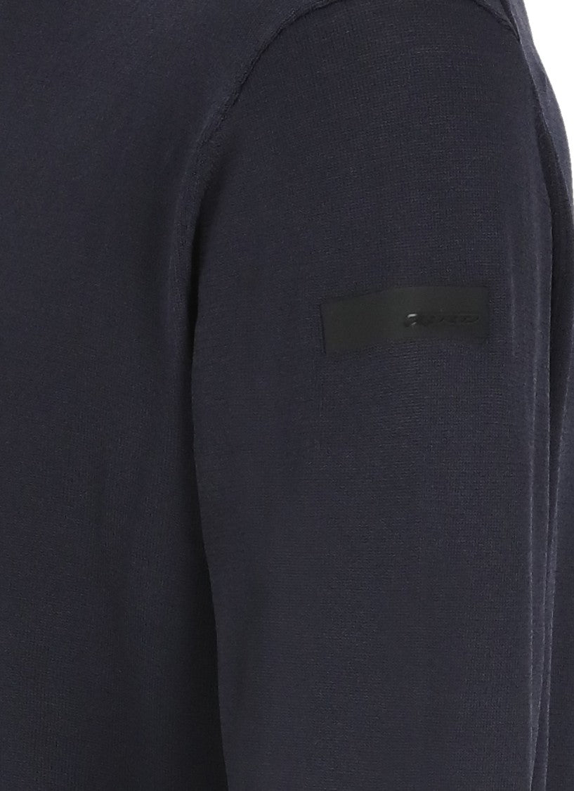 Rrd Blue Sweatshirt High-Neck Sweatshirt