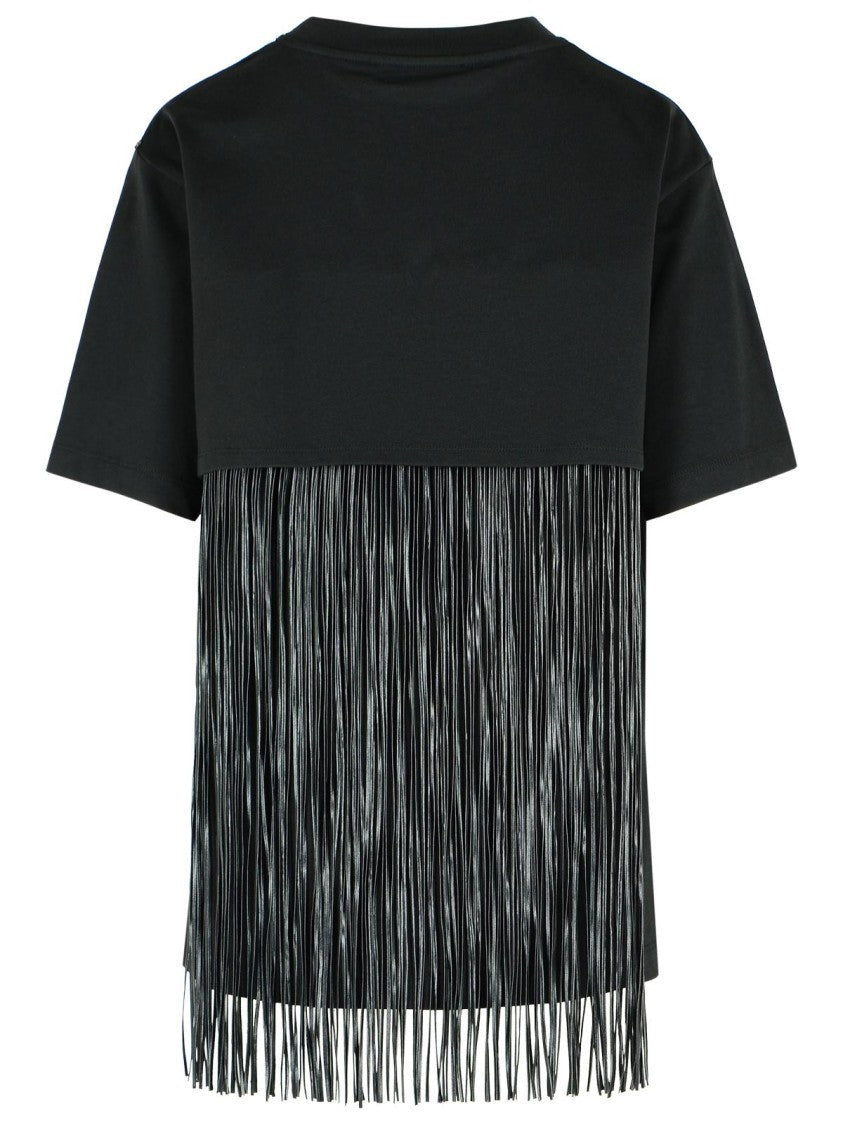 Sportmax Teatino' Black Cotton T-Shirt