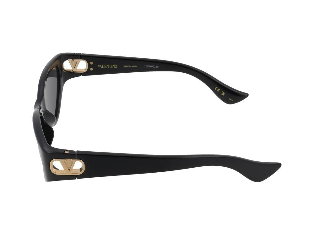 Valentino Black Vg0014s Bio-Injected Cat-Eye Sunglasses