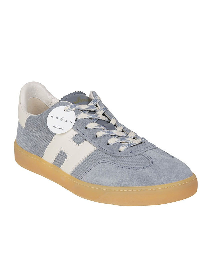 Hogan Light Blue Cool Calf Leather Sneakers