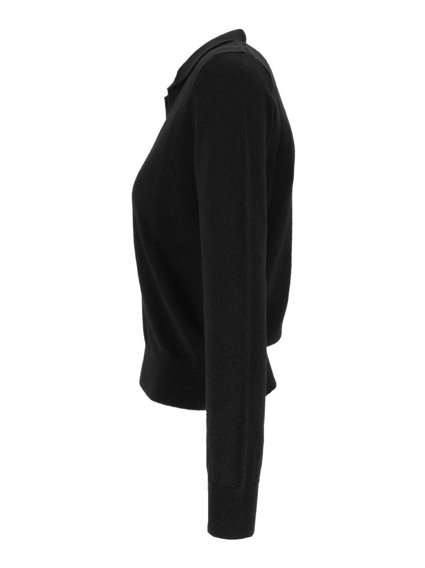 Kangra Cashmere Regular Fit Long Sle Eve Open Long-Sleeve Polo Shirt