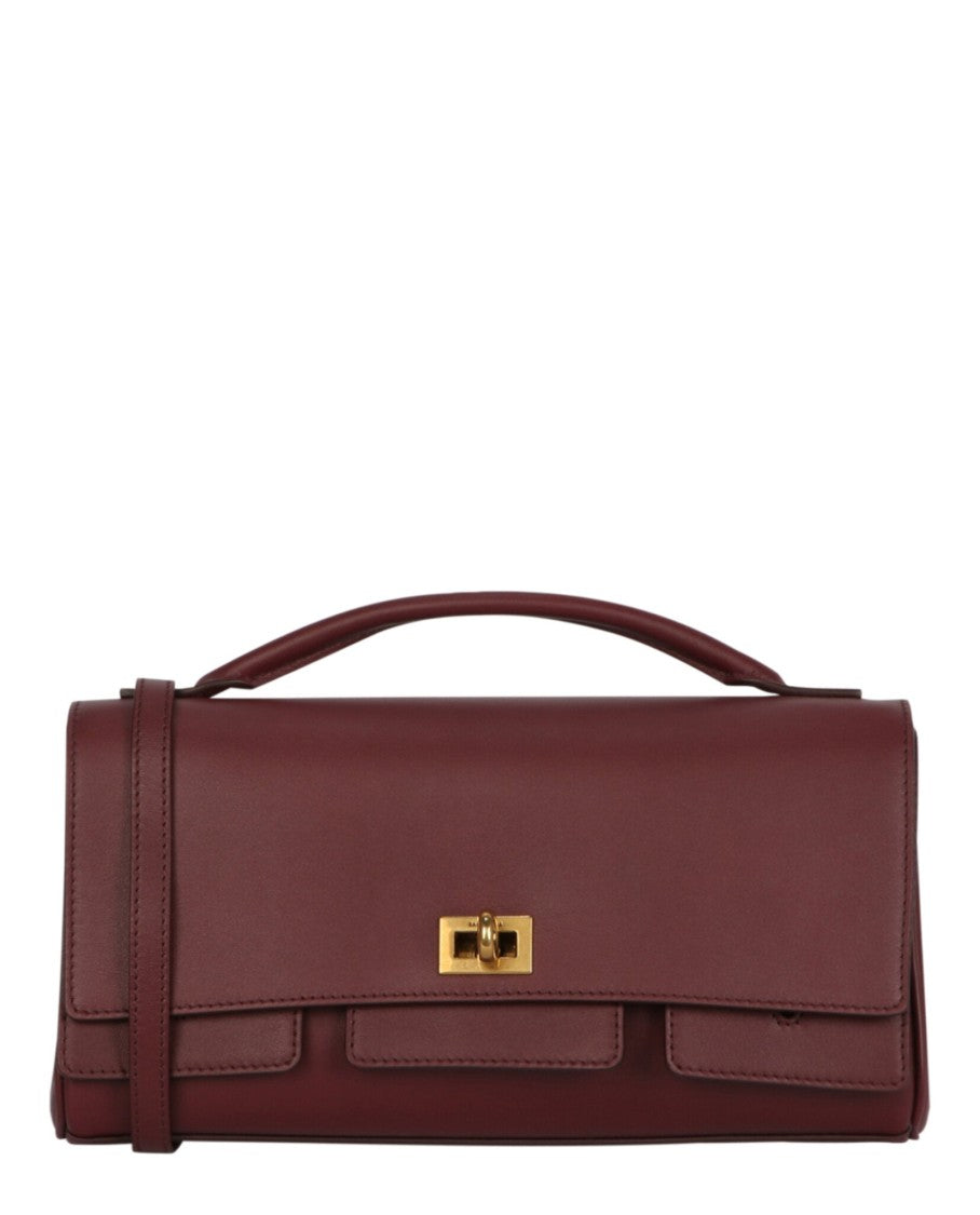 Balenciaga Bel Air Small Leather Clutch Bag