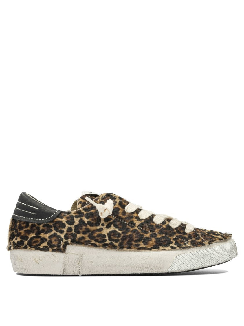 Philippe Model Paris Leopard Print Low-Top Sneakers