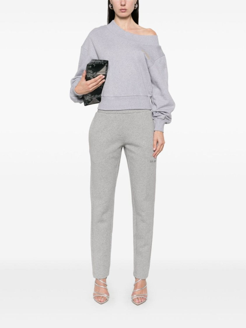 The Attico Cropped Asymmetrical Gray