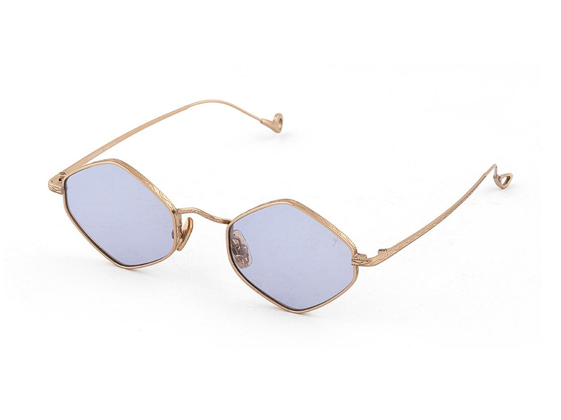 Eyepetizer Gold Canar Metal Geometric Sunglasses