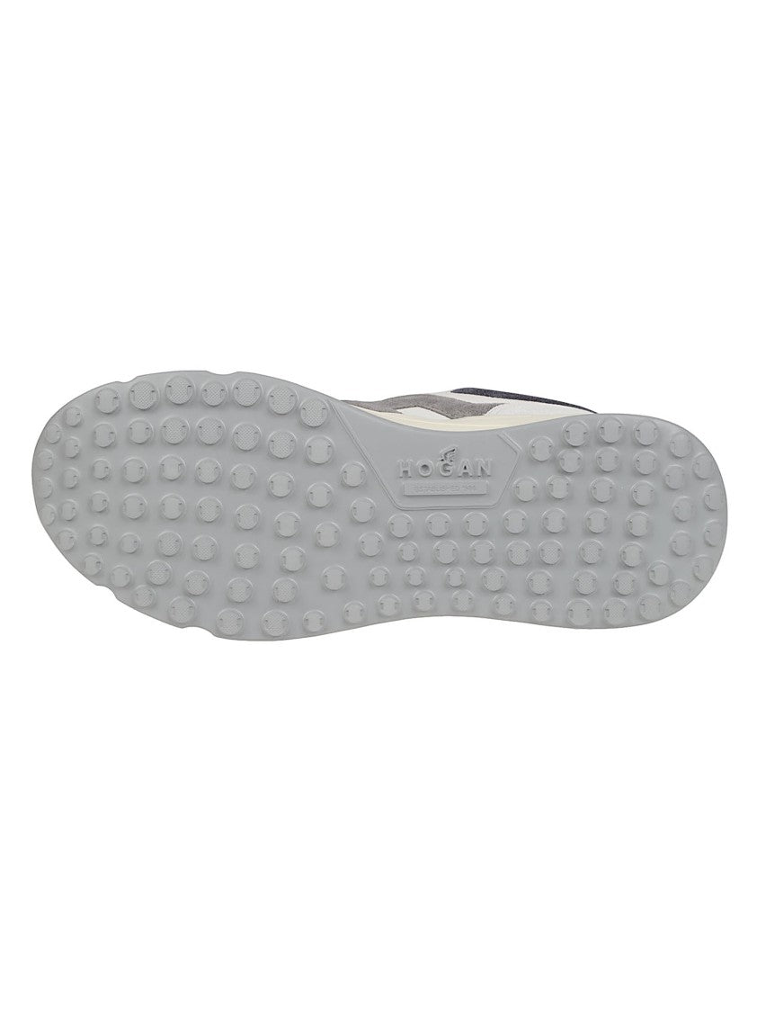 Hogan Hyperlight Suede-Leather Panel Sneakers
