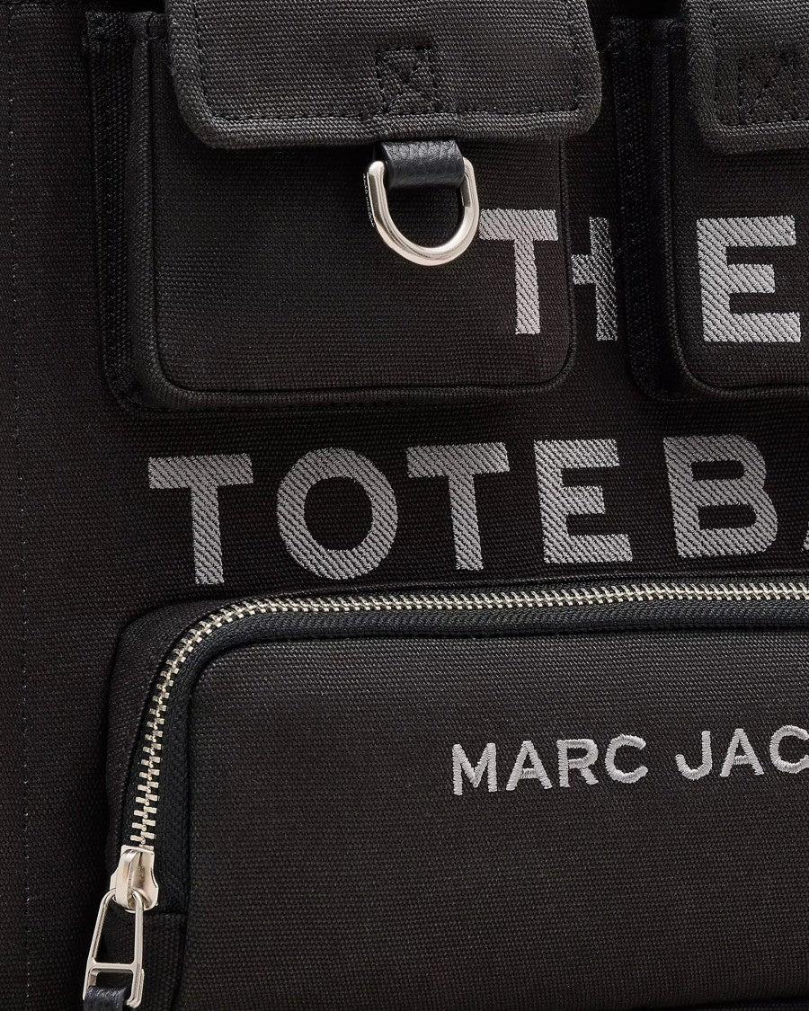 Marc Jacobs Borsa Tote The Cargo Canvas Medium Black