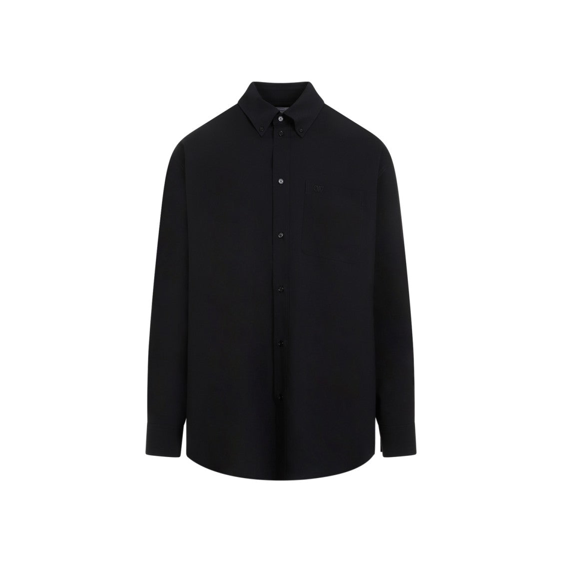 Off-White Emb Black Cotton Shirt