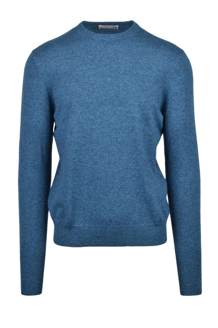 Ballantyne Cashmere Crewneck Pullover - Blue