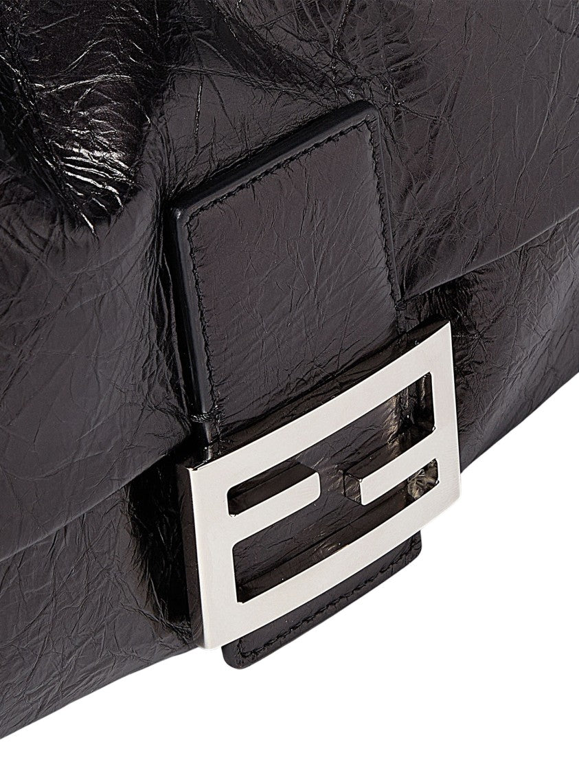 Fendi Baguette Soft Gathered Leather Handbag