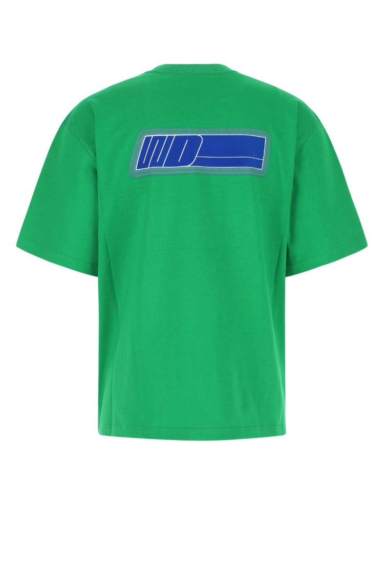 We11 Done Grass Green Cotton Oversize T-Shirt