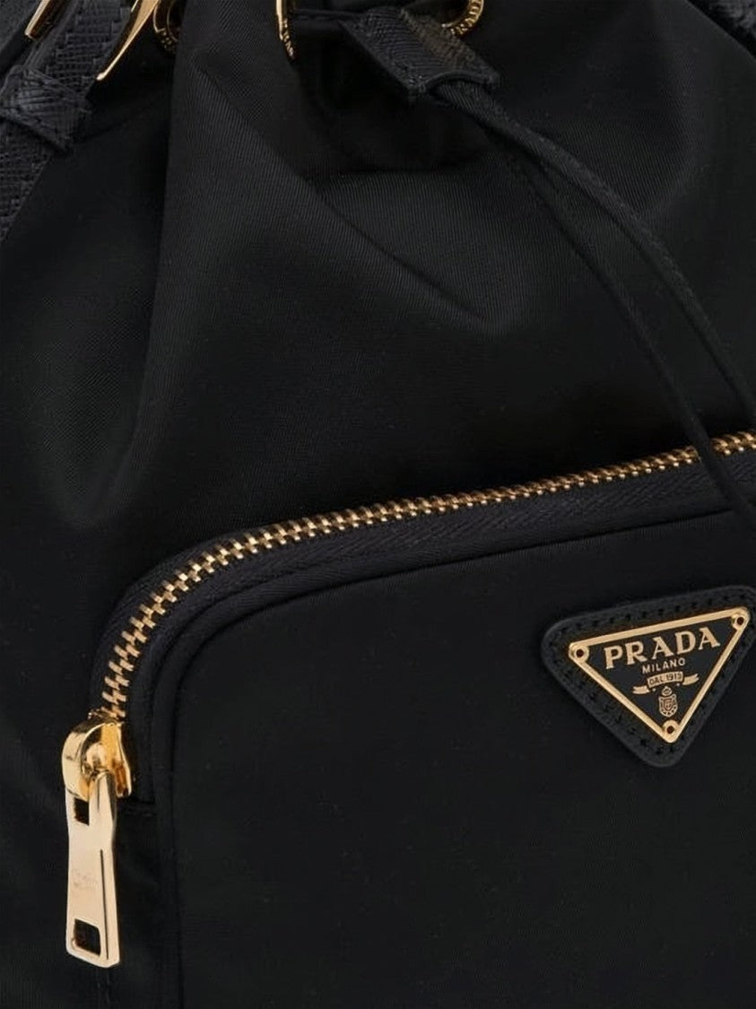 Prada Re-Edition 1995 Nylon Duet Bucket Bag
