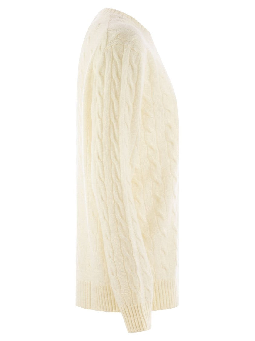 Polo Ralph Lauren Plaited Wool And Cashmere Crew-Neck