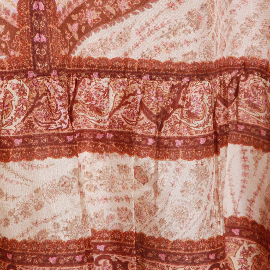 Zimmermann Burgundy Silk Top