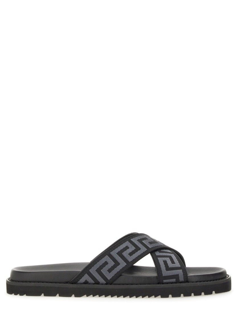 Versace Sandal With Logo